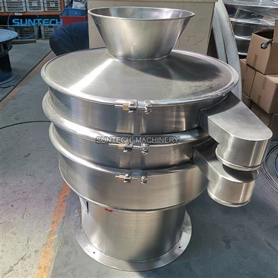 밀가루 가루 진동 체질기